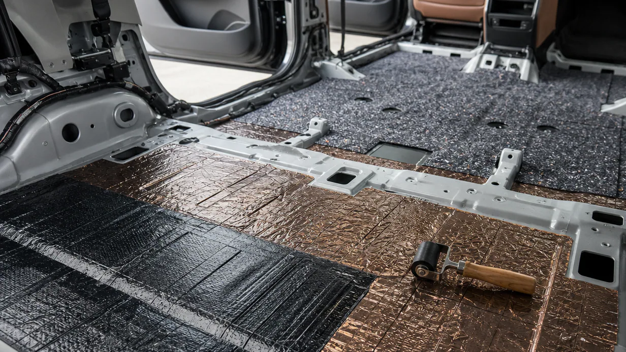 Illustrative visualization for Vehicle door soundproofing - proposed concept