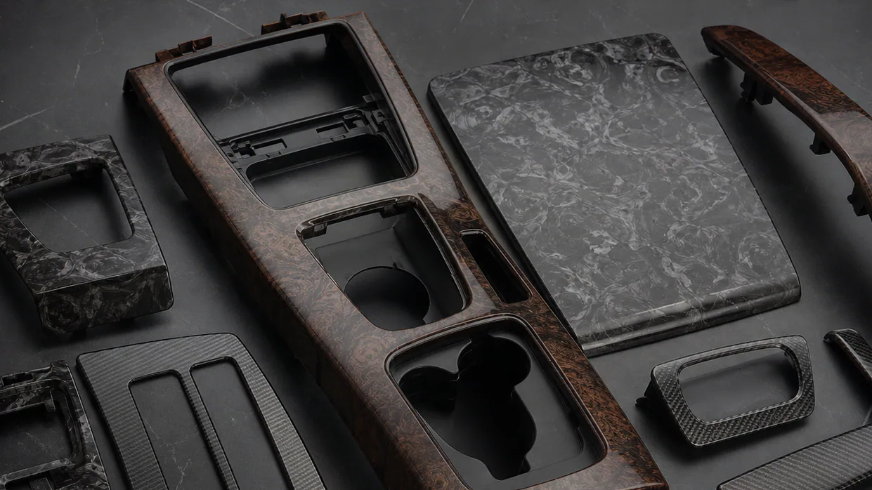 Illustrative visualization for Hydrographic console trim - proposed concept