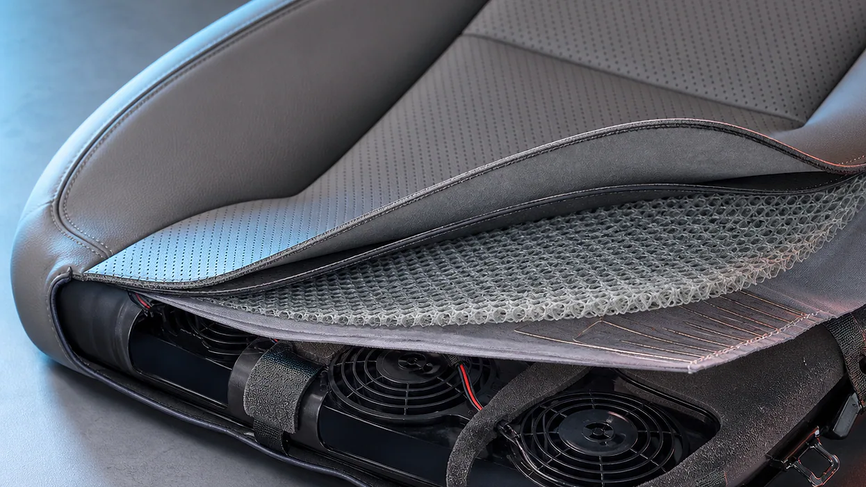 Illustrative visualization for Seat heater and cooler installation - proposed concept